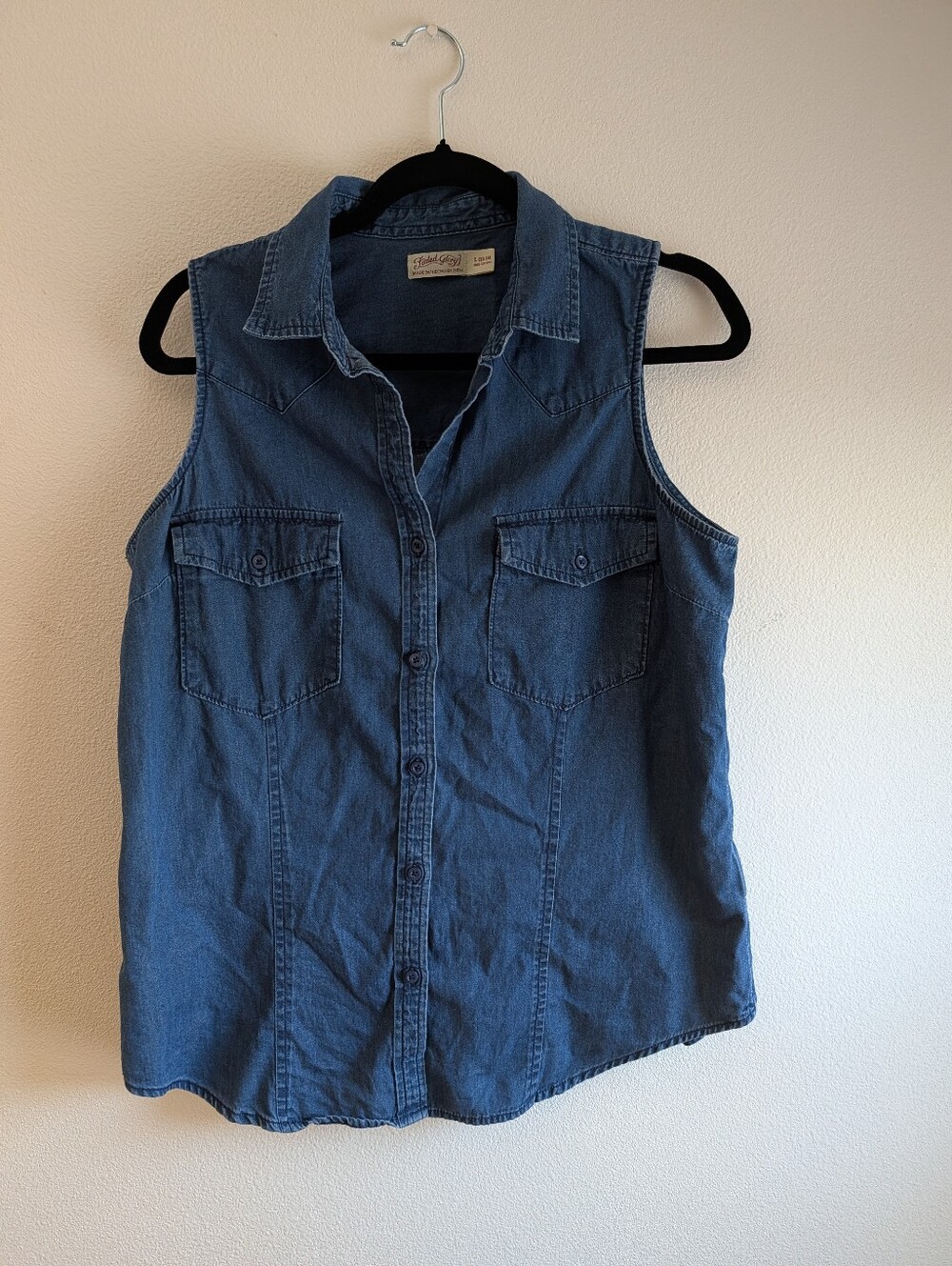 Western Denim Tank Top